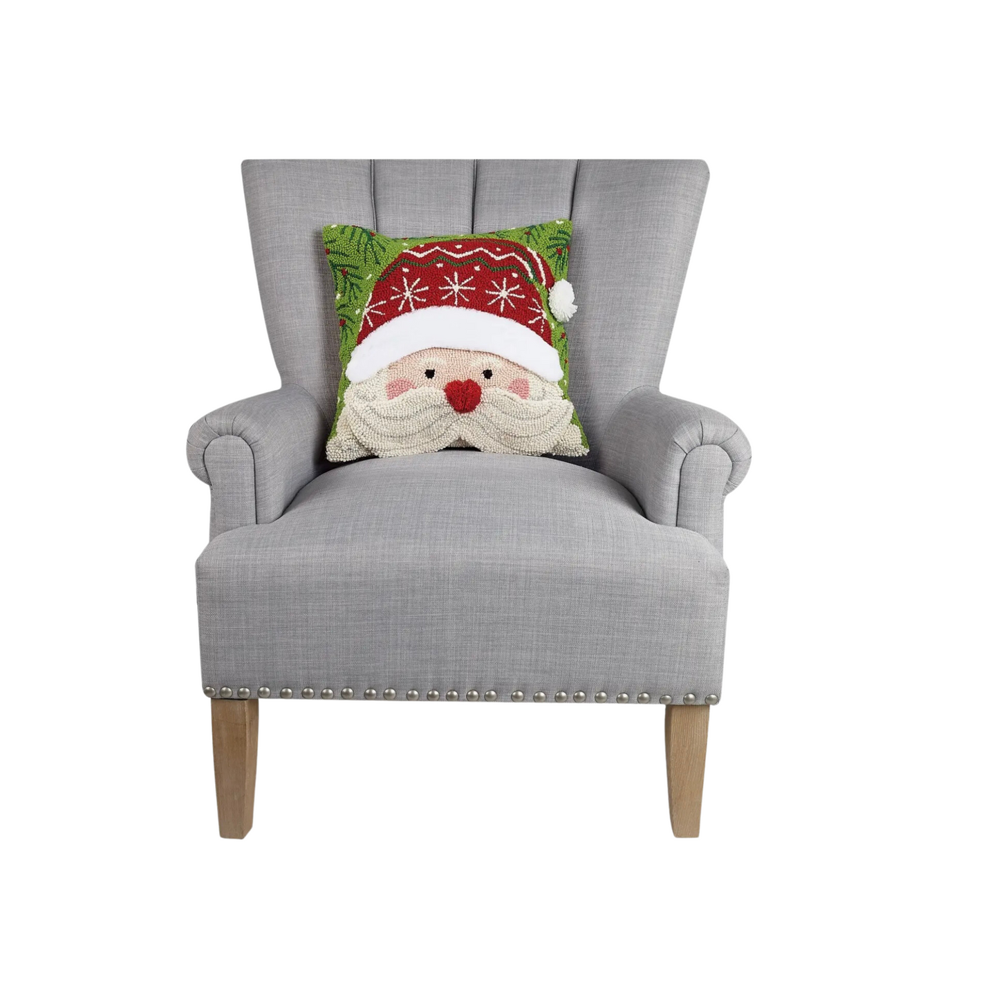 Santa Pillow with 3D Details