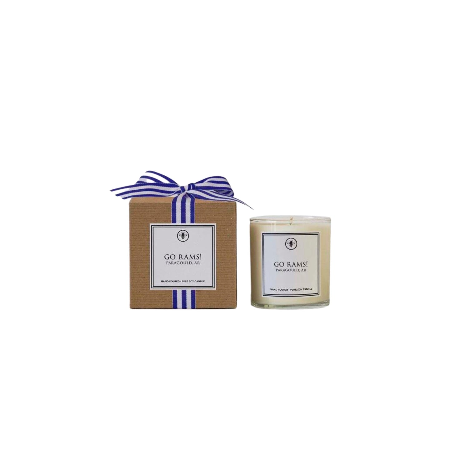 Ella B Candle- Go Rams
