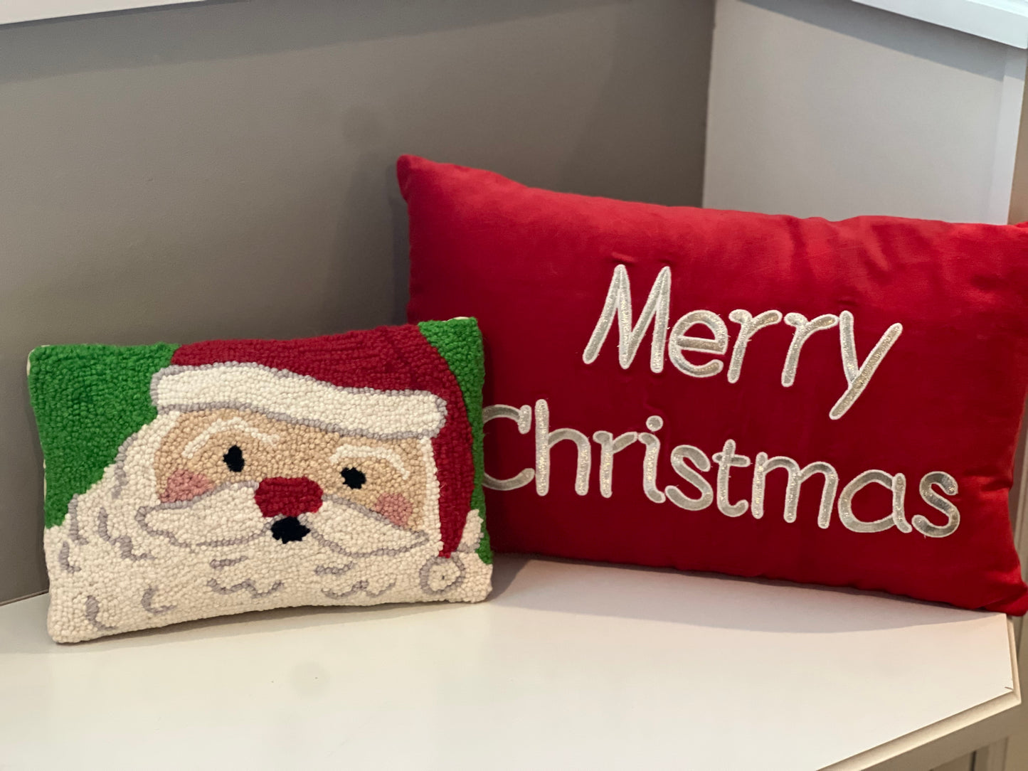Merry Christmas Velvet Pillow