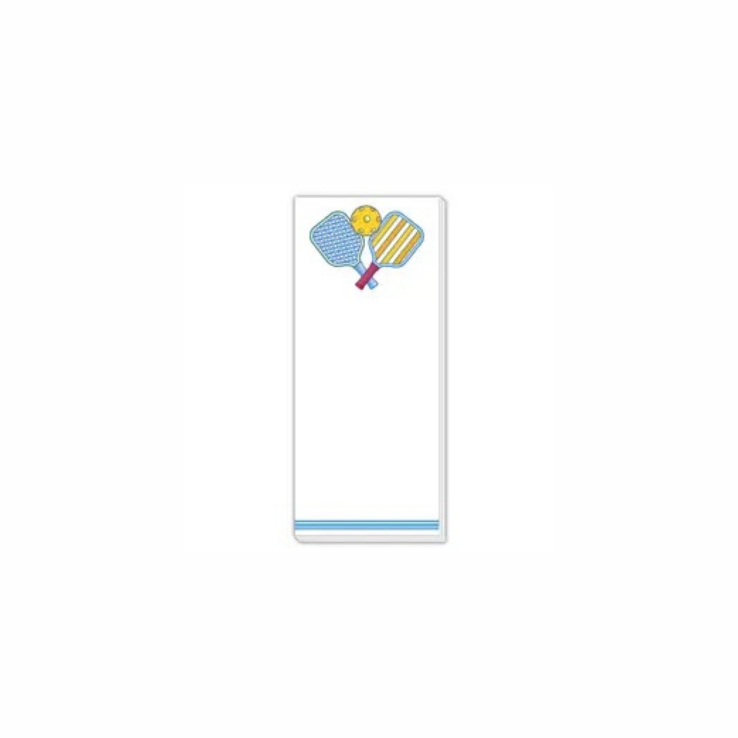 Pickleball Paddles Skinny Notepad
