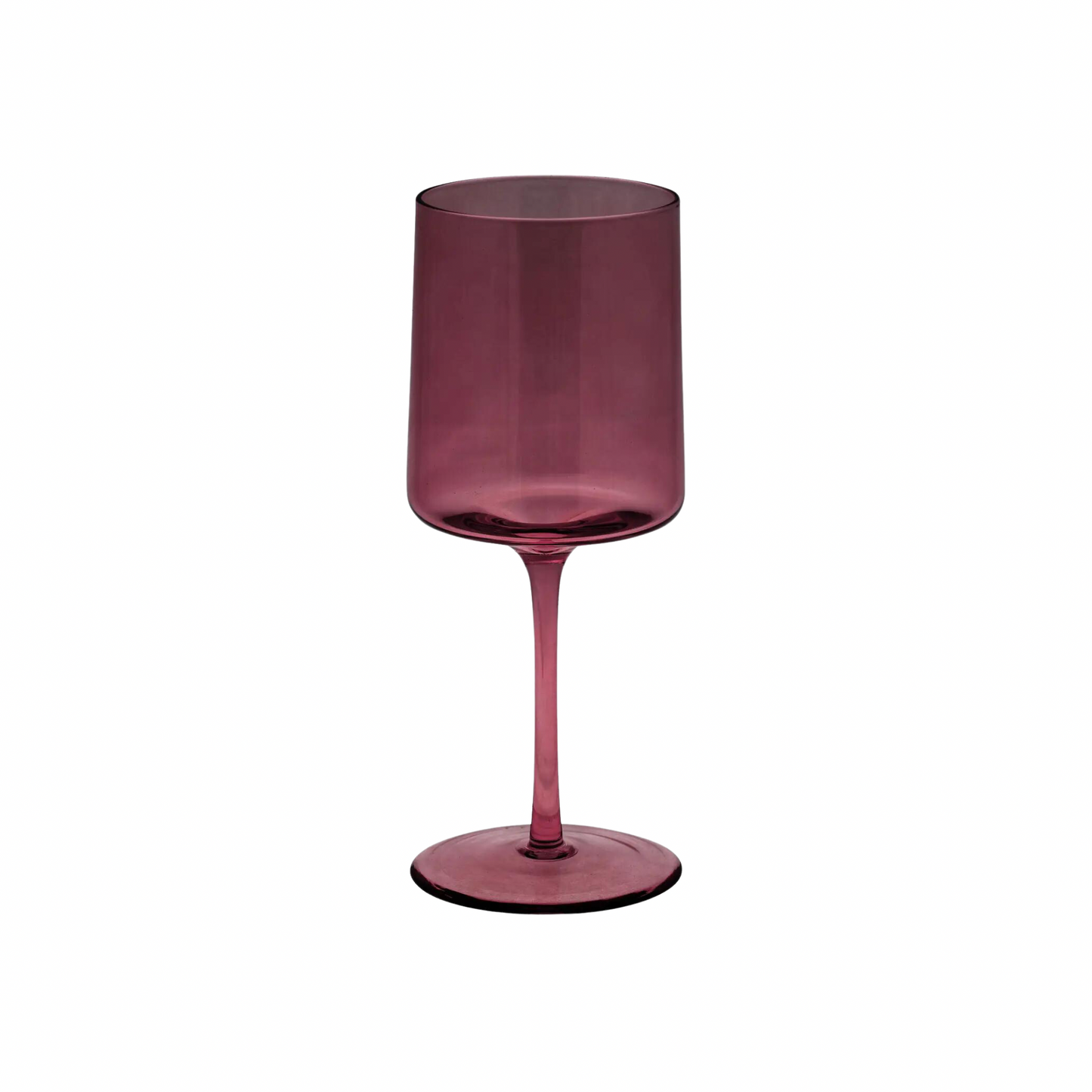 Garnet Mid-Century Wine Glass