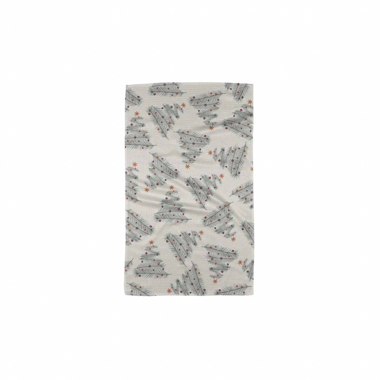Classy Christmas Geometry Tea Towel