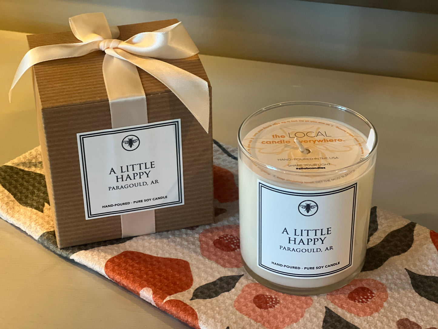 Ella B Candle- A Little Happy