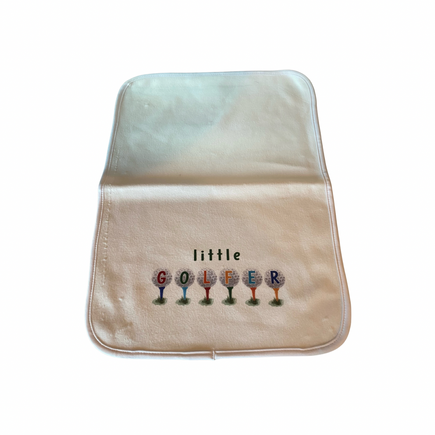 Little Golfer Burp Cloth