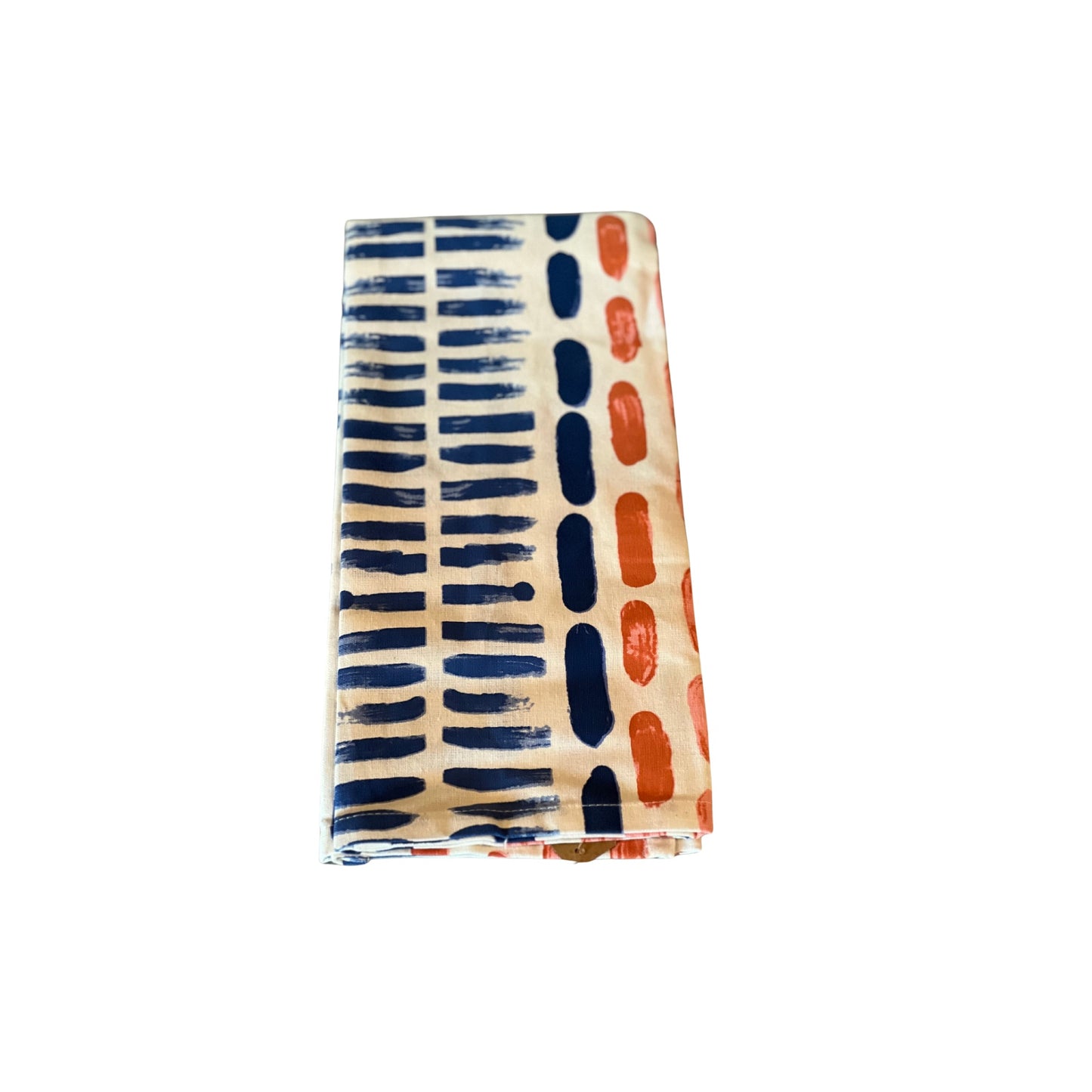 Blue Dash Geometric Tea Towel