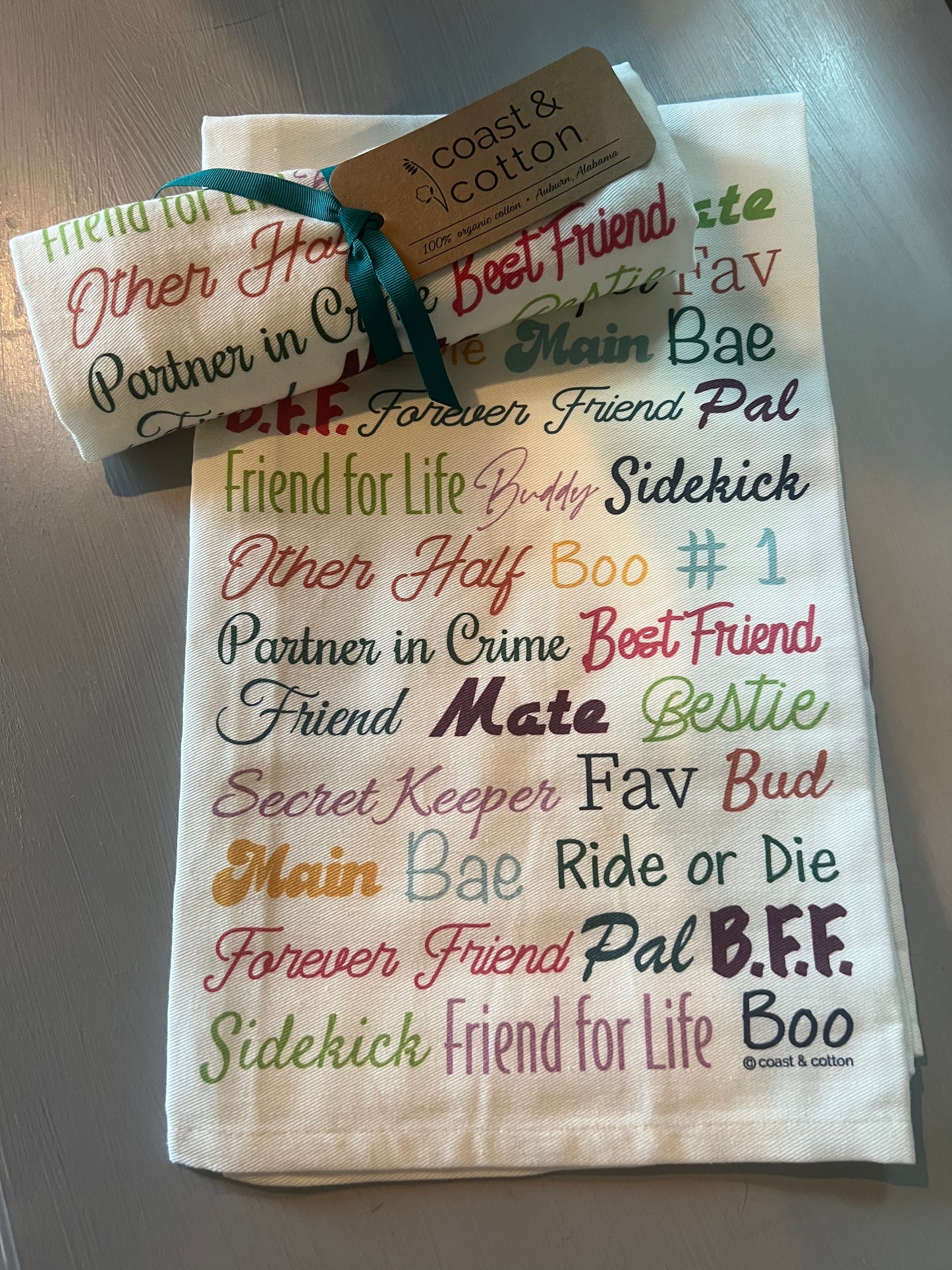 Bestie Tea Towel