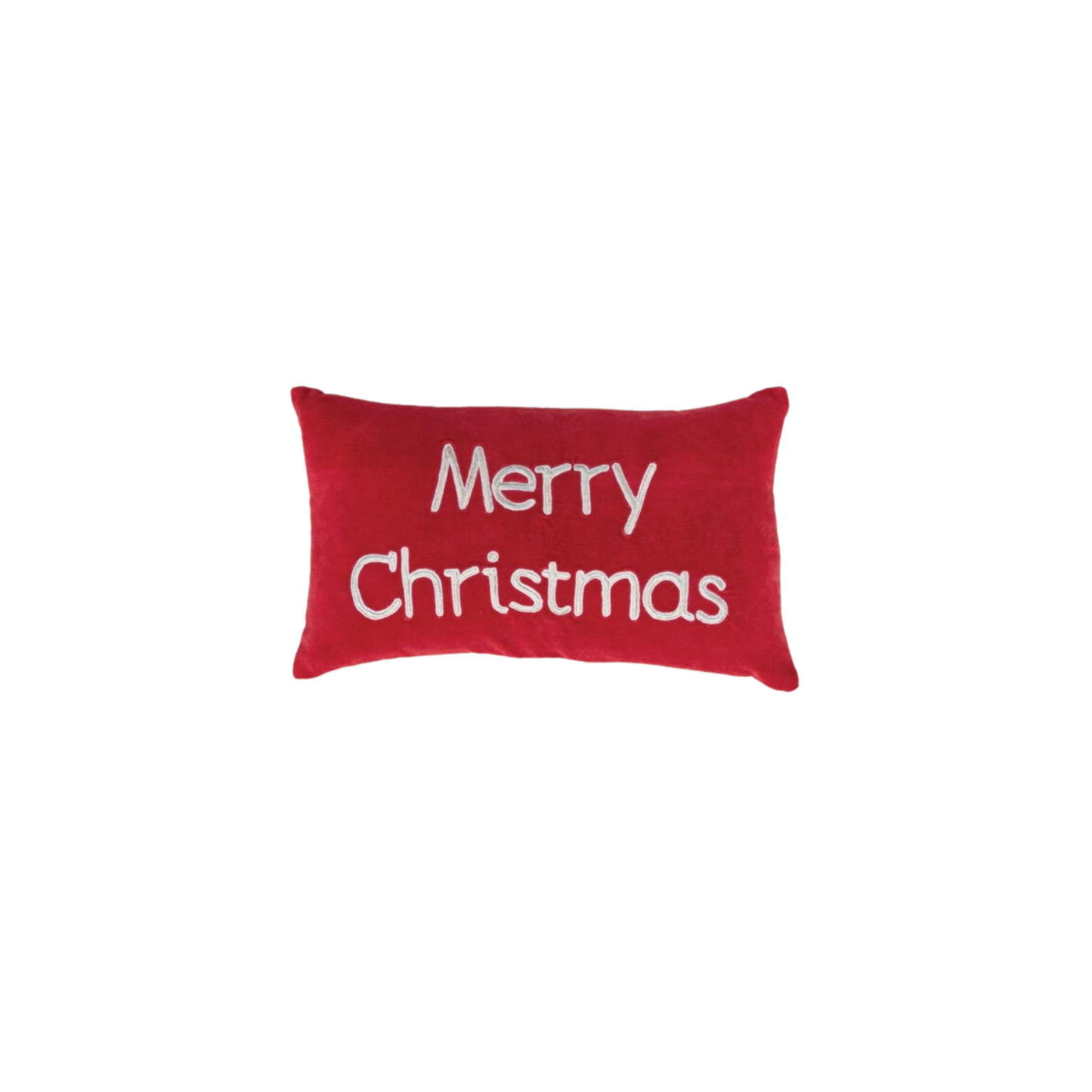 Merry Christmas Velvet Pillow