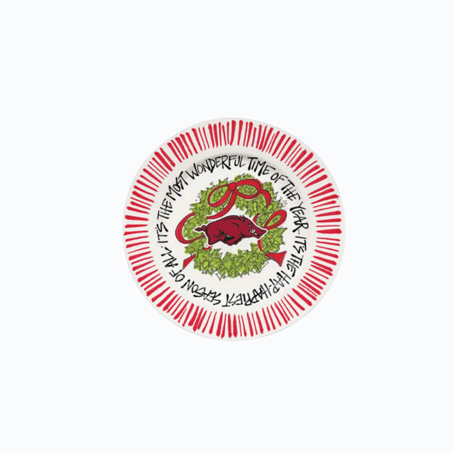 Arkansas Wonderful Time of the Year Plate