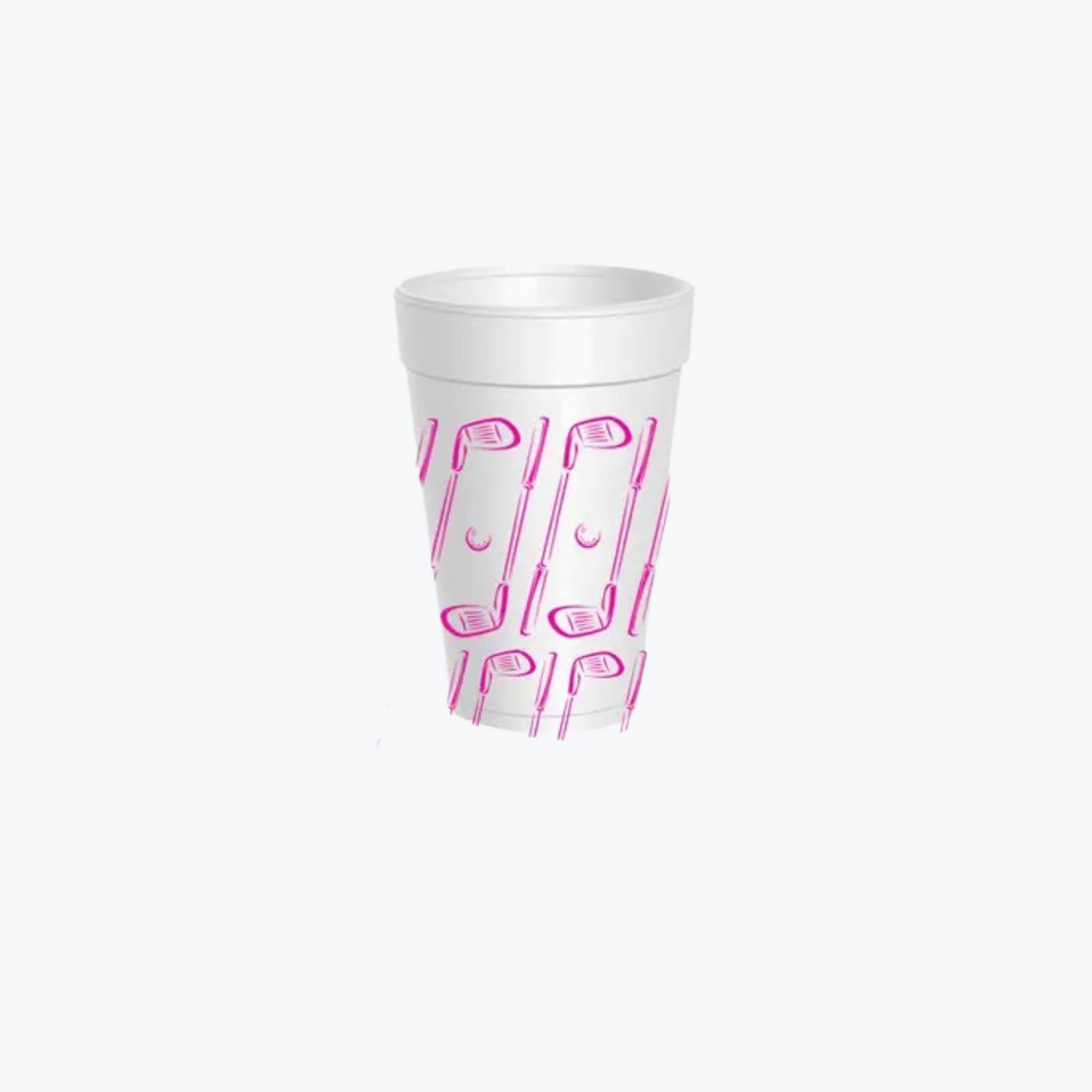 Golf Clubs Styrofoam Cups