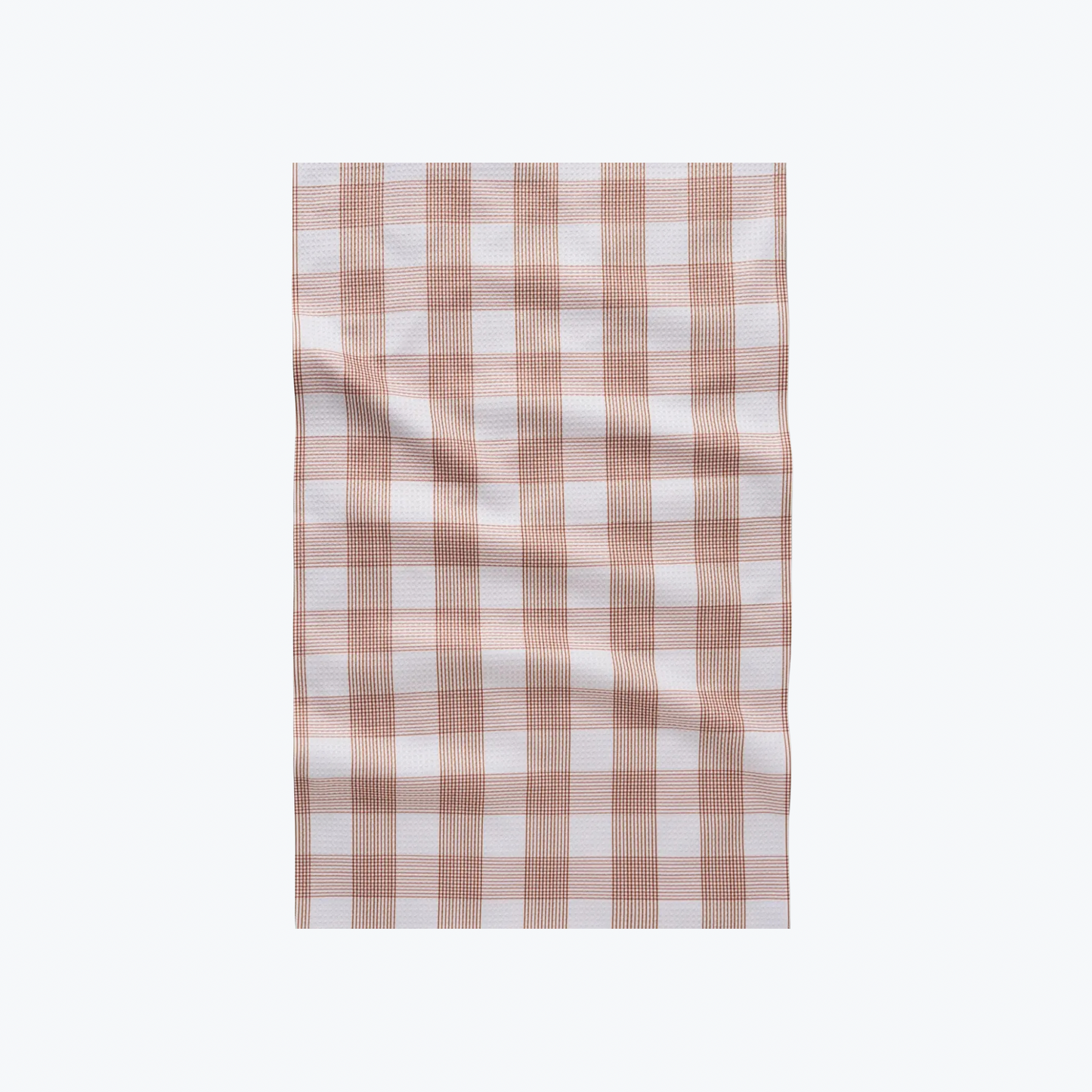 Geometry Vintage Gingham Natural Tea Towel