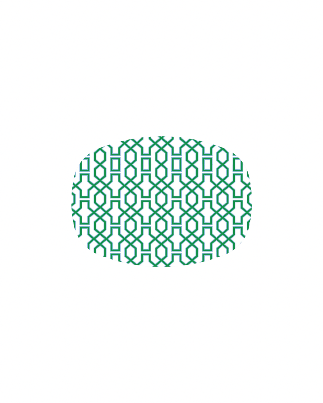 Green Trellis Serving Platter