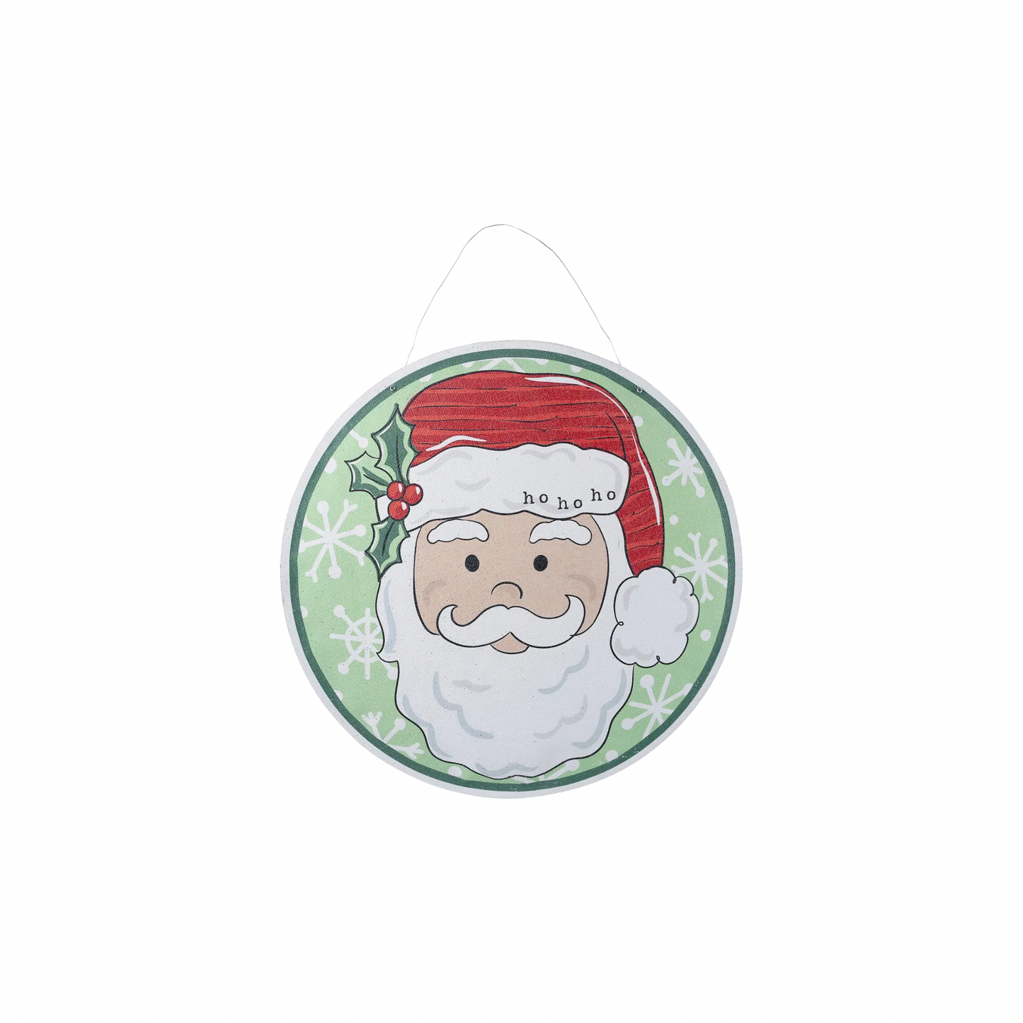 Boo Ghost/ Santa Burlee Door Hanger