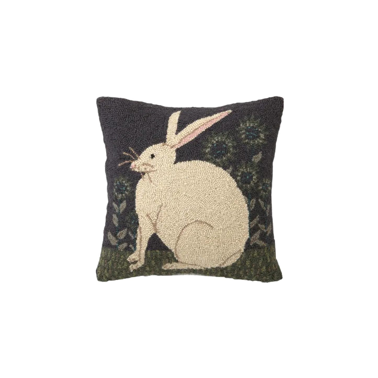 Hare with Sunflowers Hook Pillow