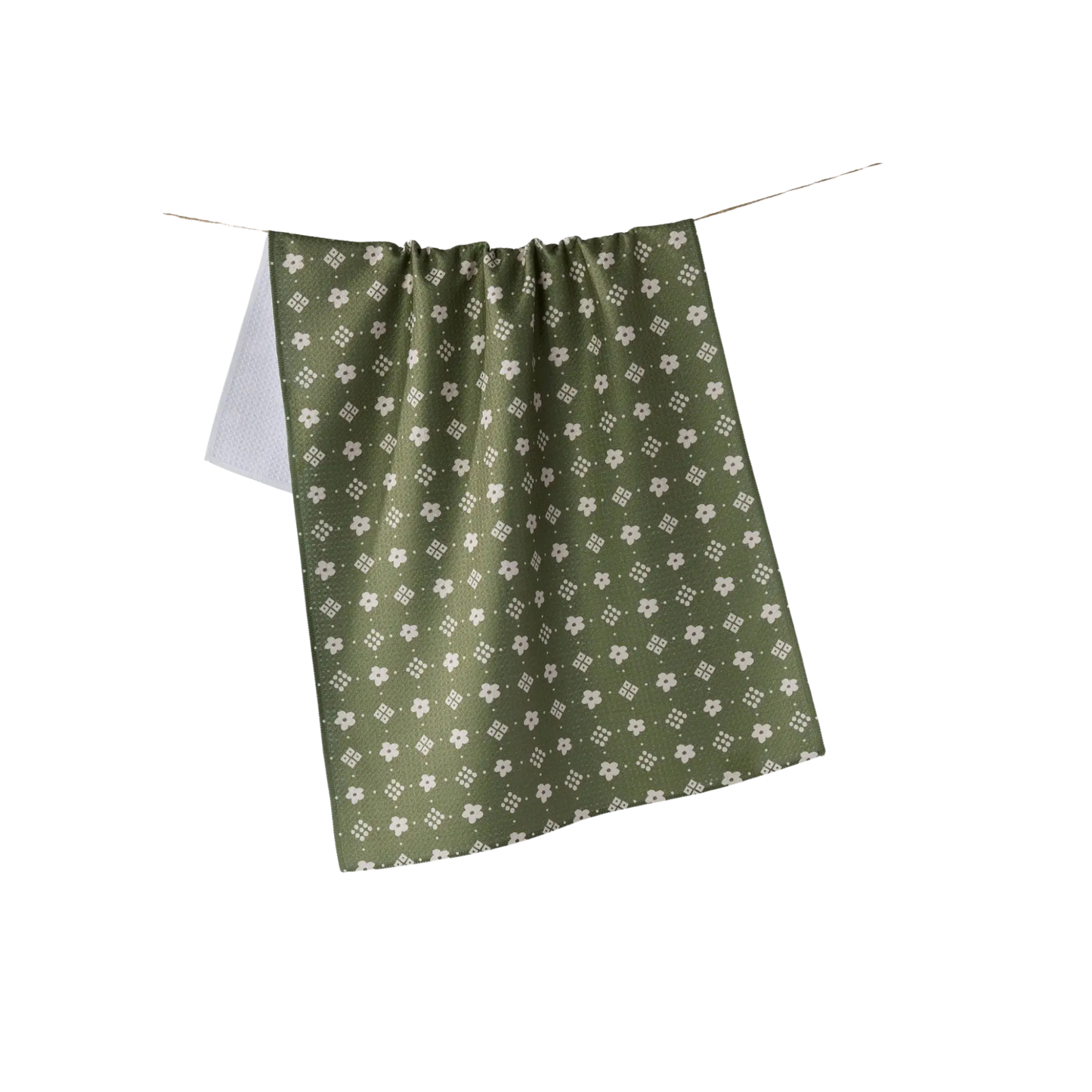 Geometry Green Gables Tea Towel
