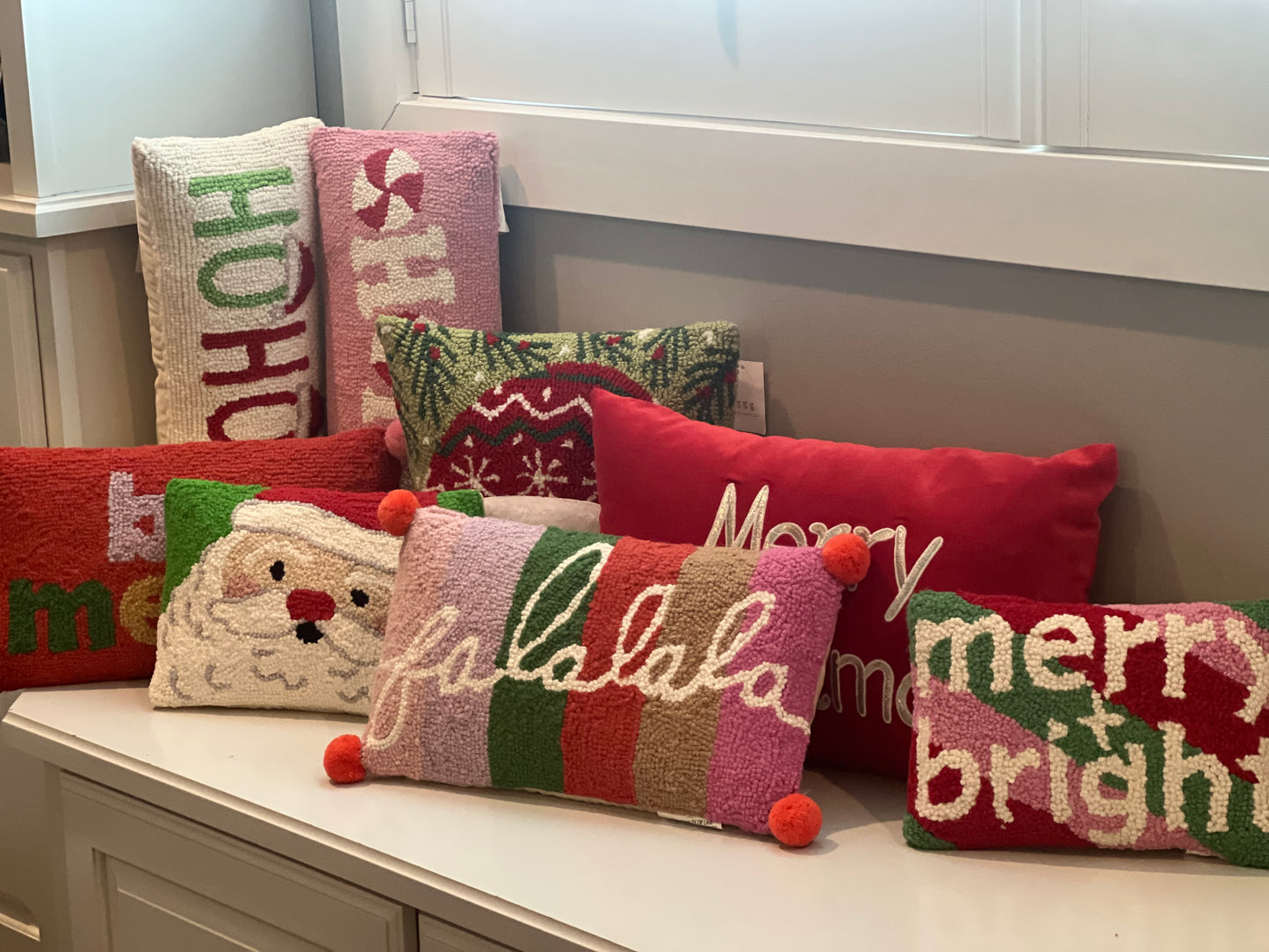 Merry Christmas Velvet Pillow