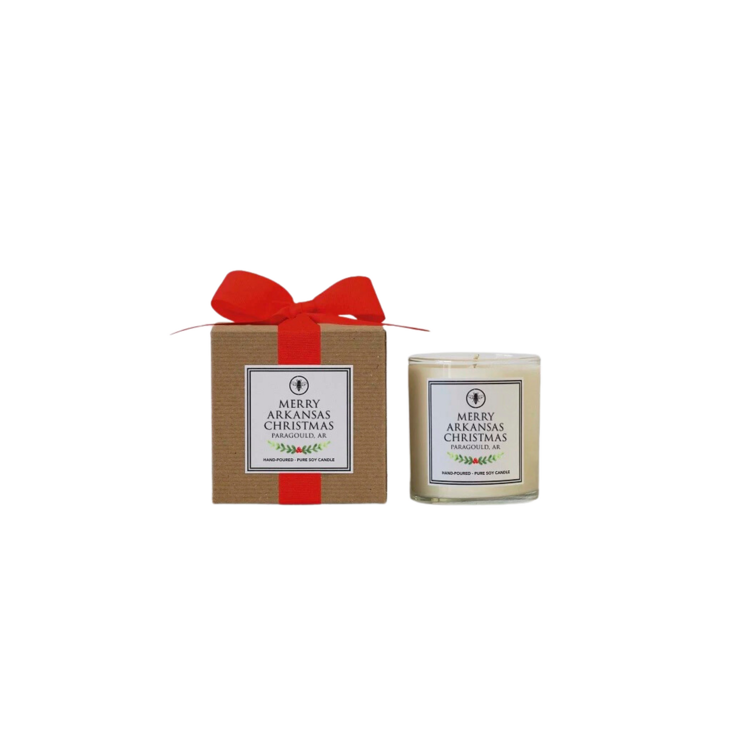 Ella B Candle- Merry Arkansas Christmas