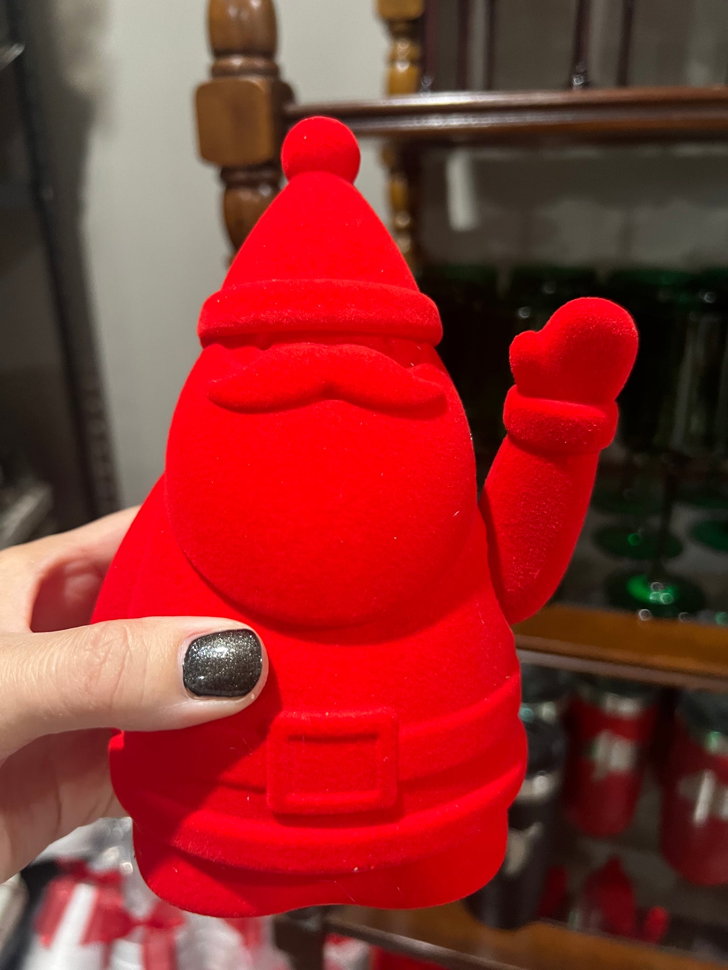 Waving Red Santa