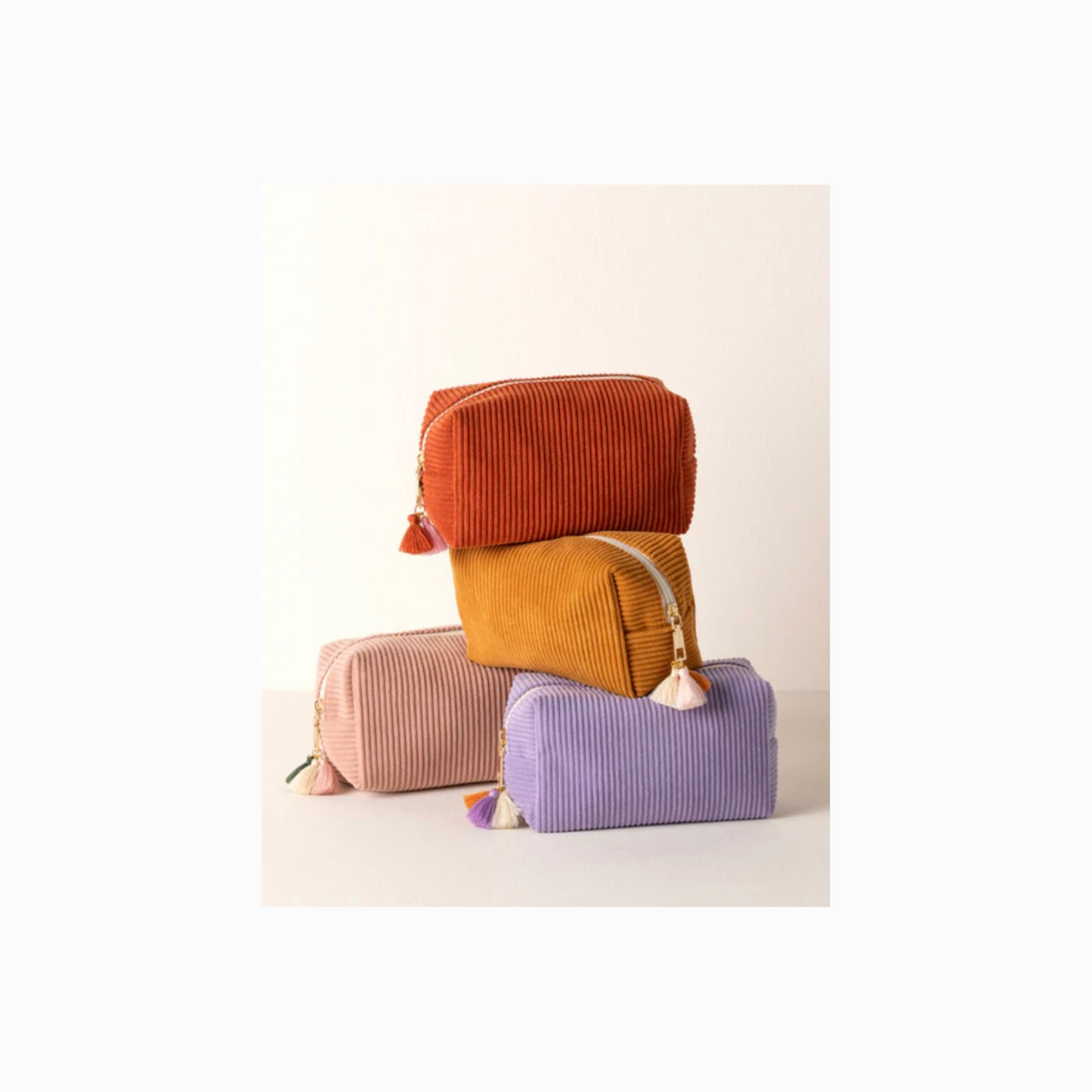 Boxy Zip Pouch- Lilac