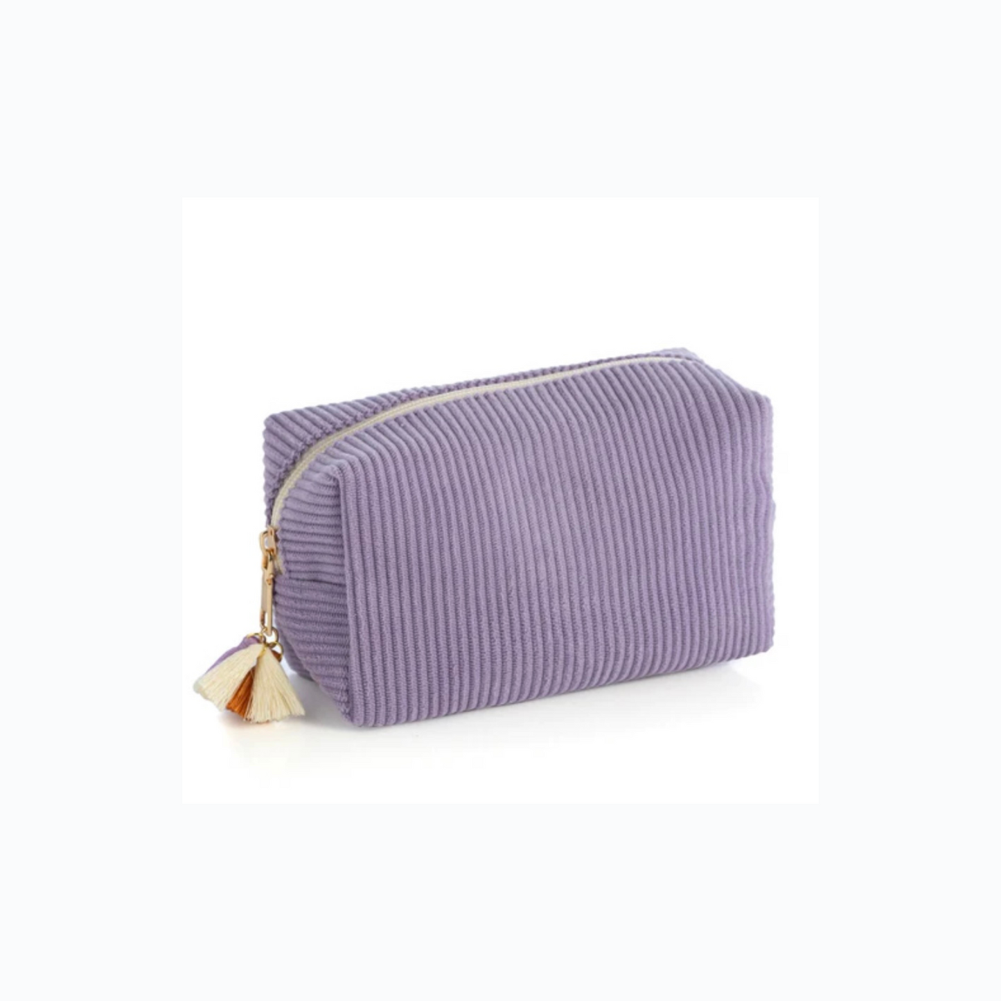 Boxy Zip Pouch- Lilac