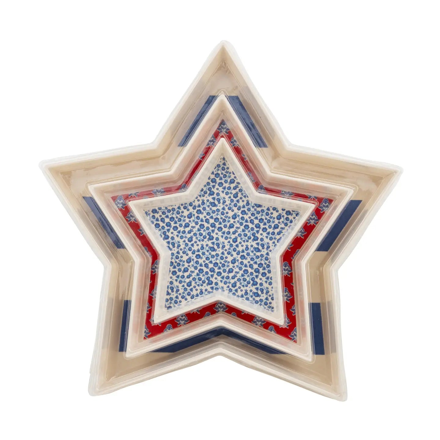 Stacking Stars Bamboo Tray Set (Set of 3)