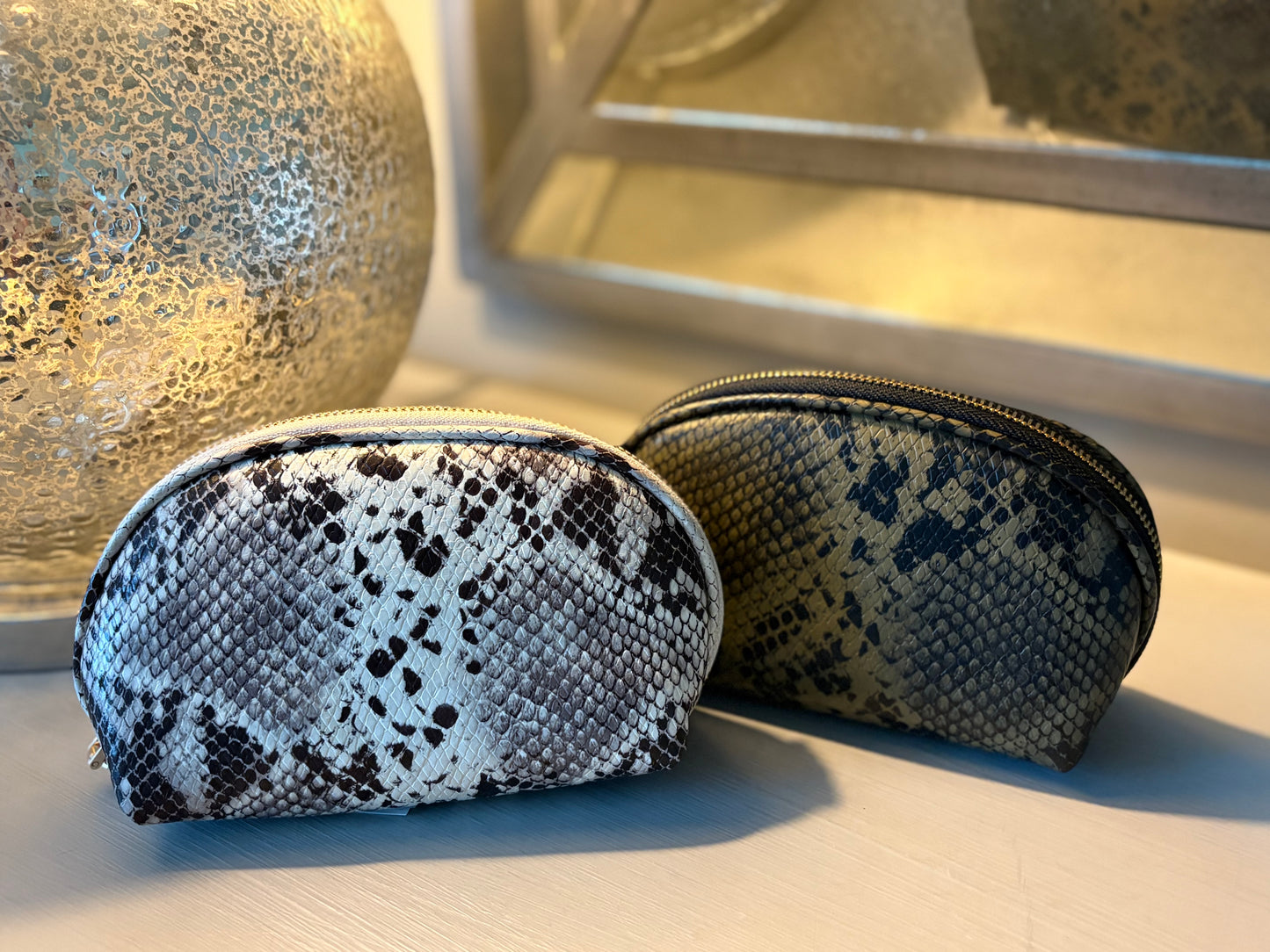 Lauren Cream Zip Pouch