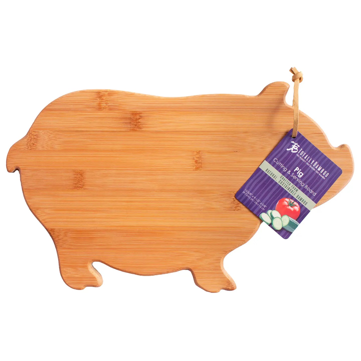 Pig Shaped Serving & Cutting Board
