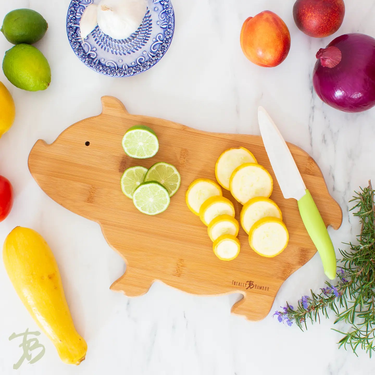 Pig Shaped Serving & Cutting Board
