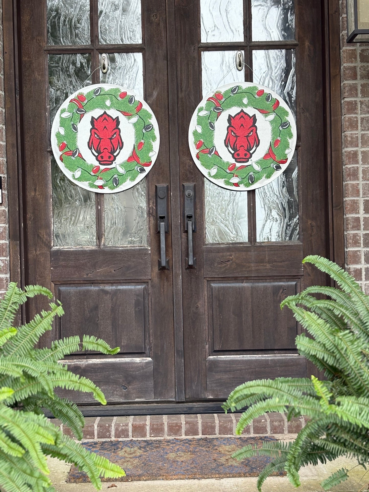 Arkansas Wreath/Helmet Burlee
