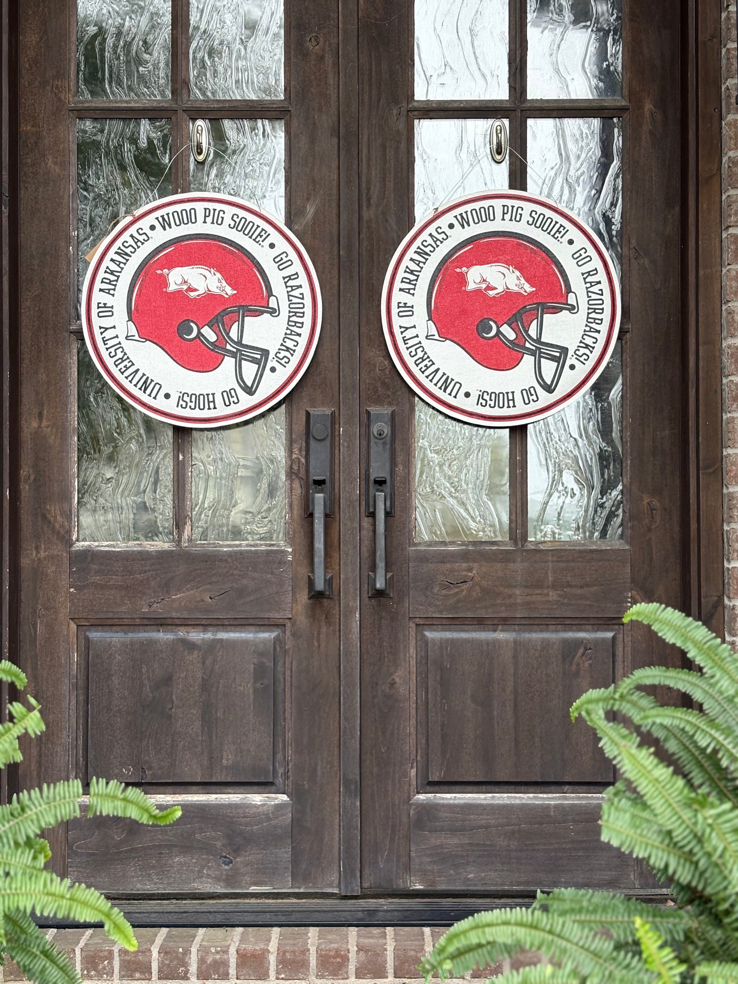 Arkansas Wreath/Helmet Burlee