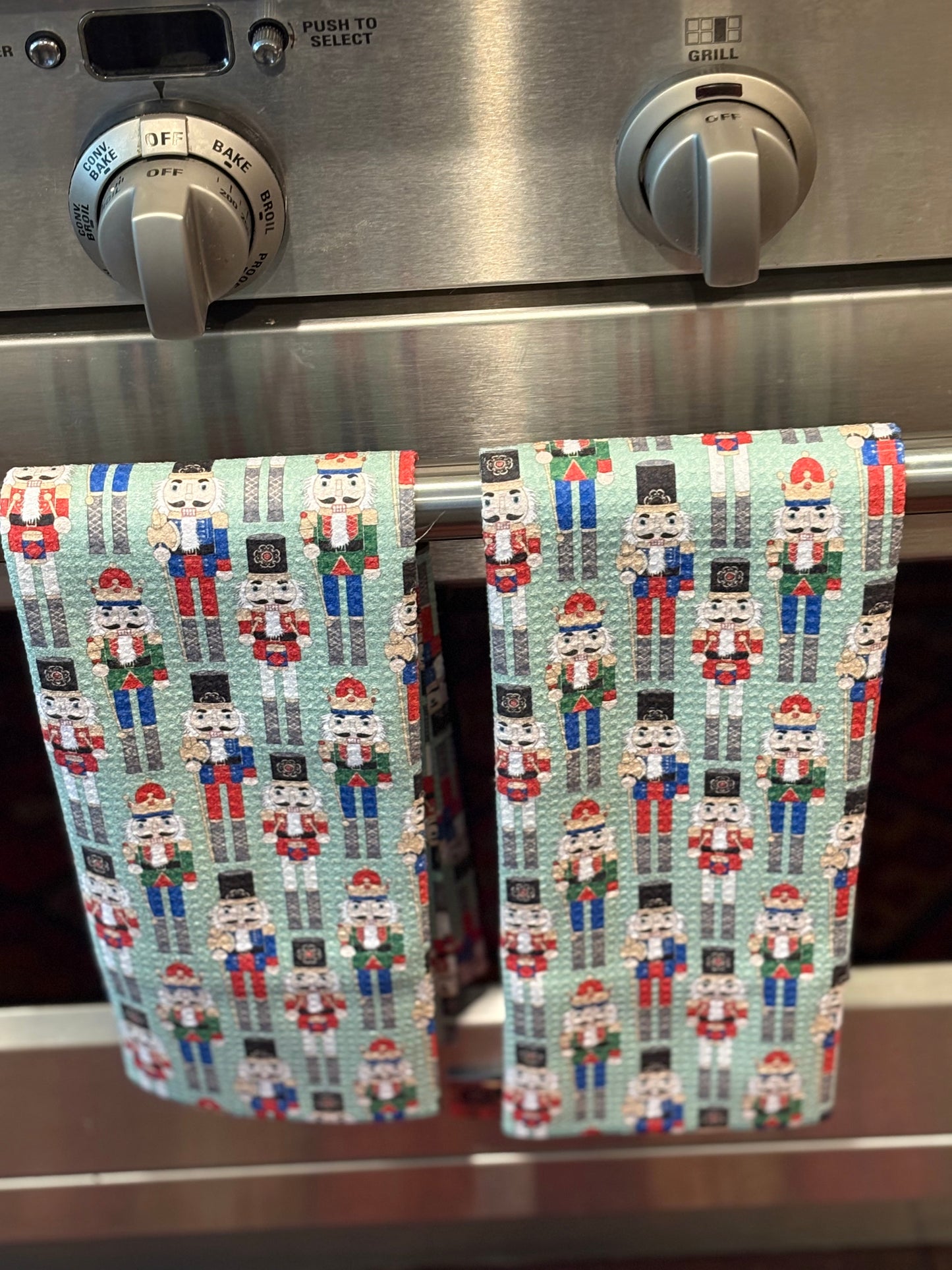 Geometry Nuts Cracking Tea Towel