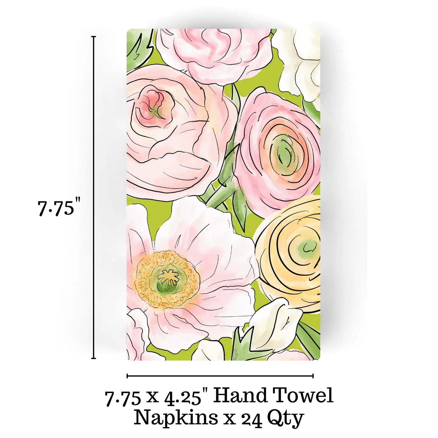 Fabulous Floral Guest Towel