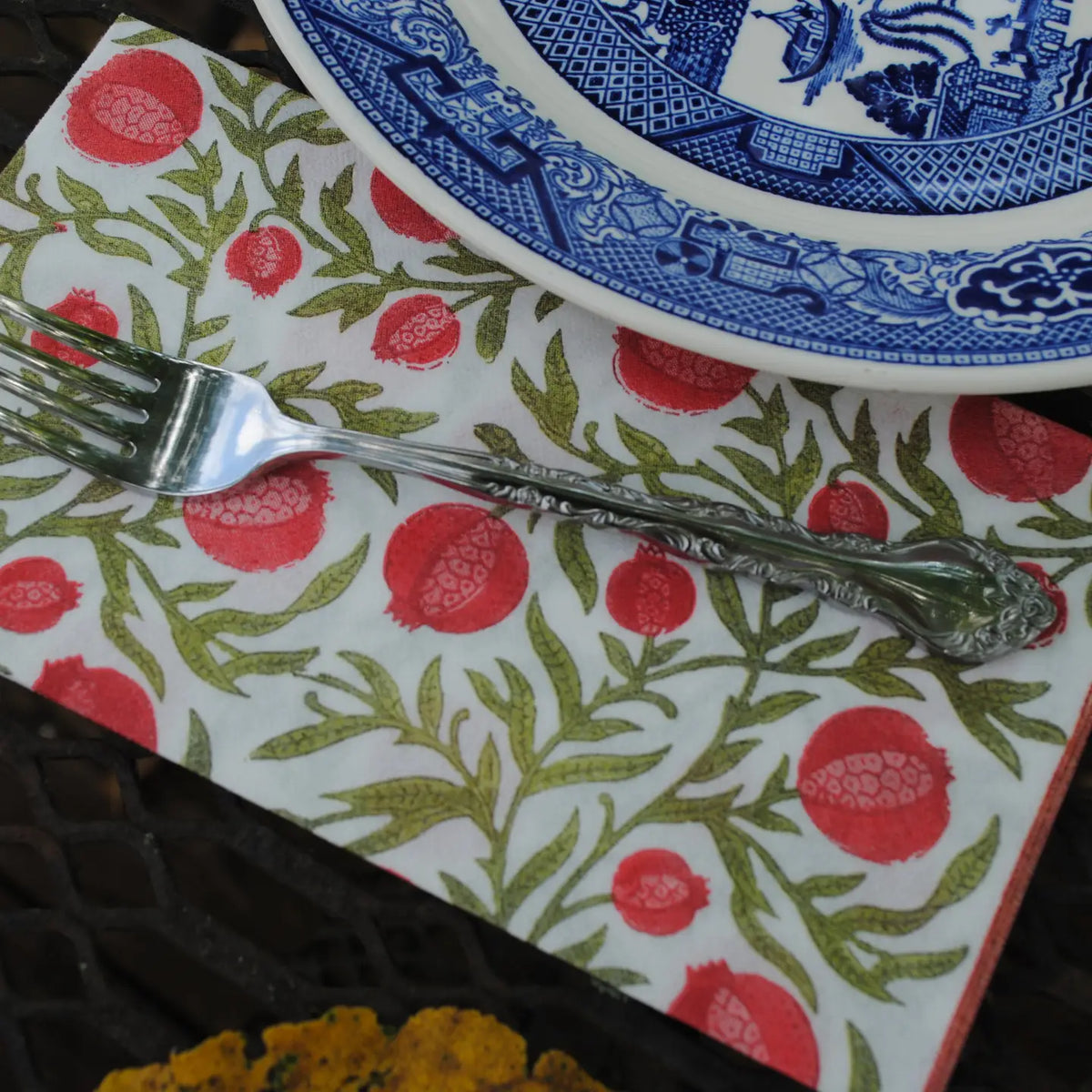 Pomegranate Guest Towels