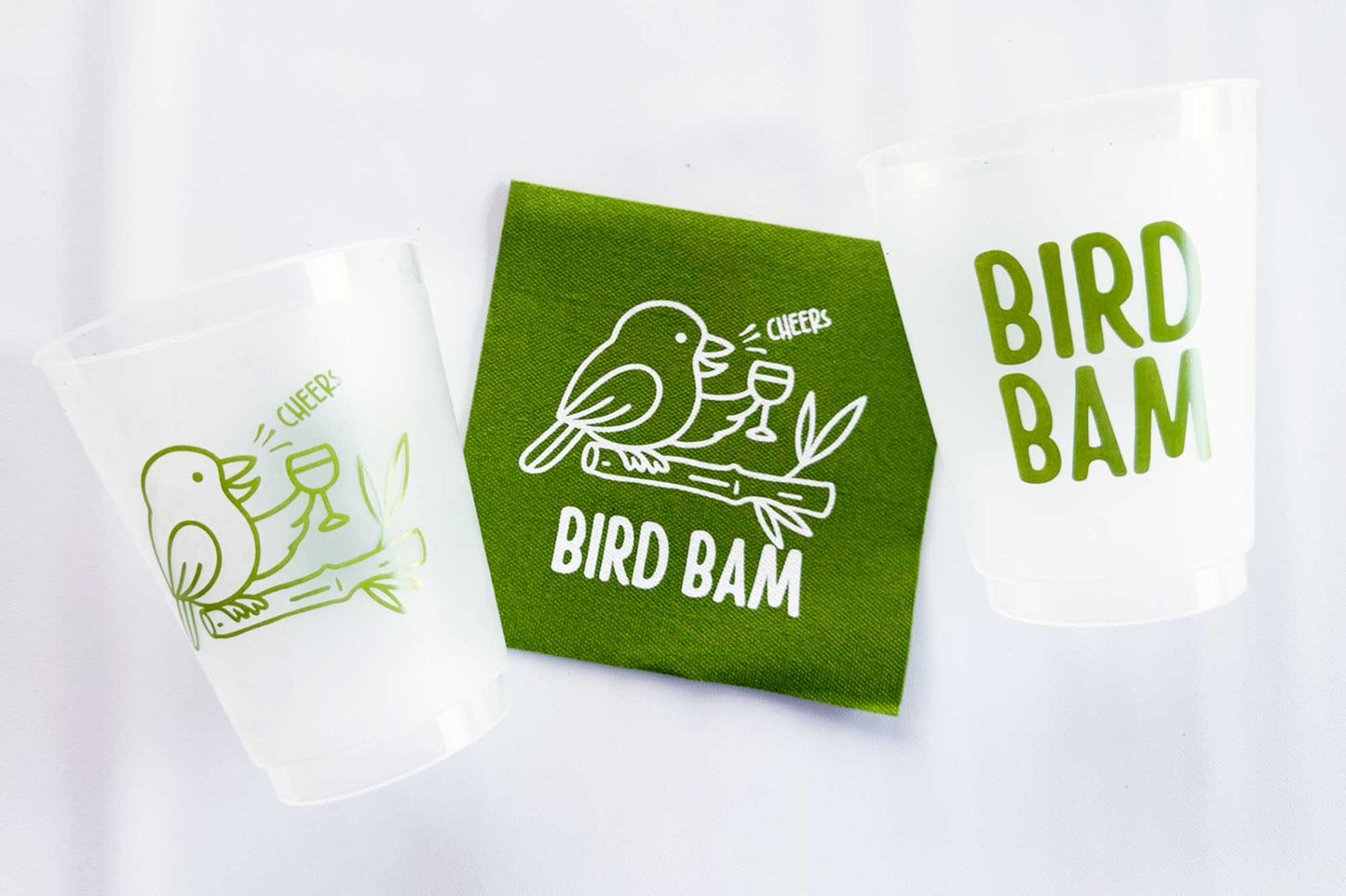 Bird Bam Cheers Cocktail Napkins