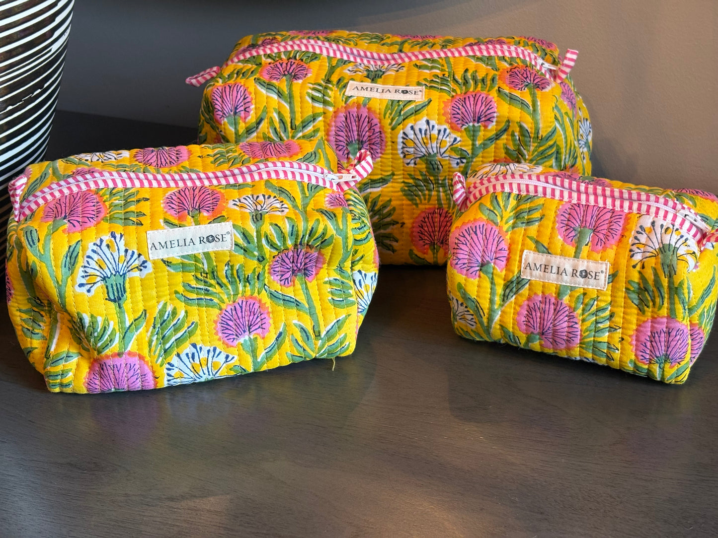 Azalea Cosmetic Pouches