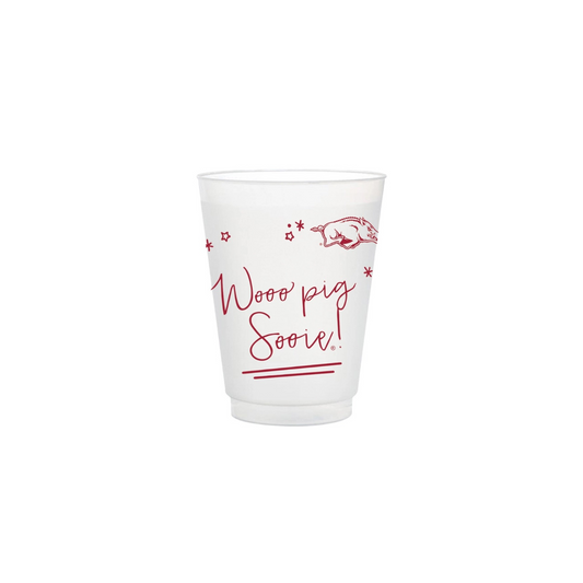Arkansas Frosted Flex Party Cup (8-pack)