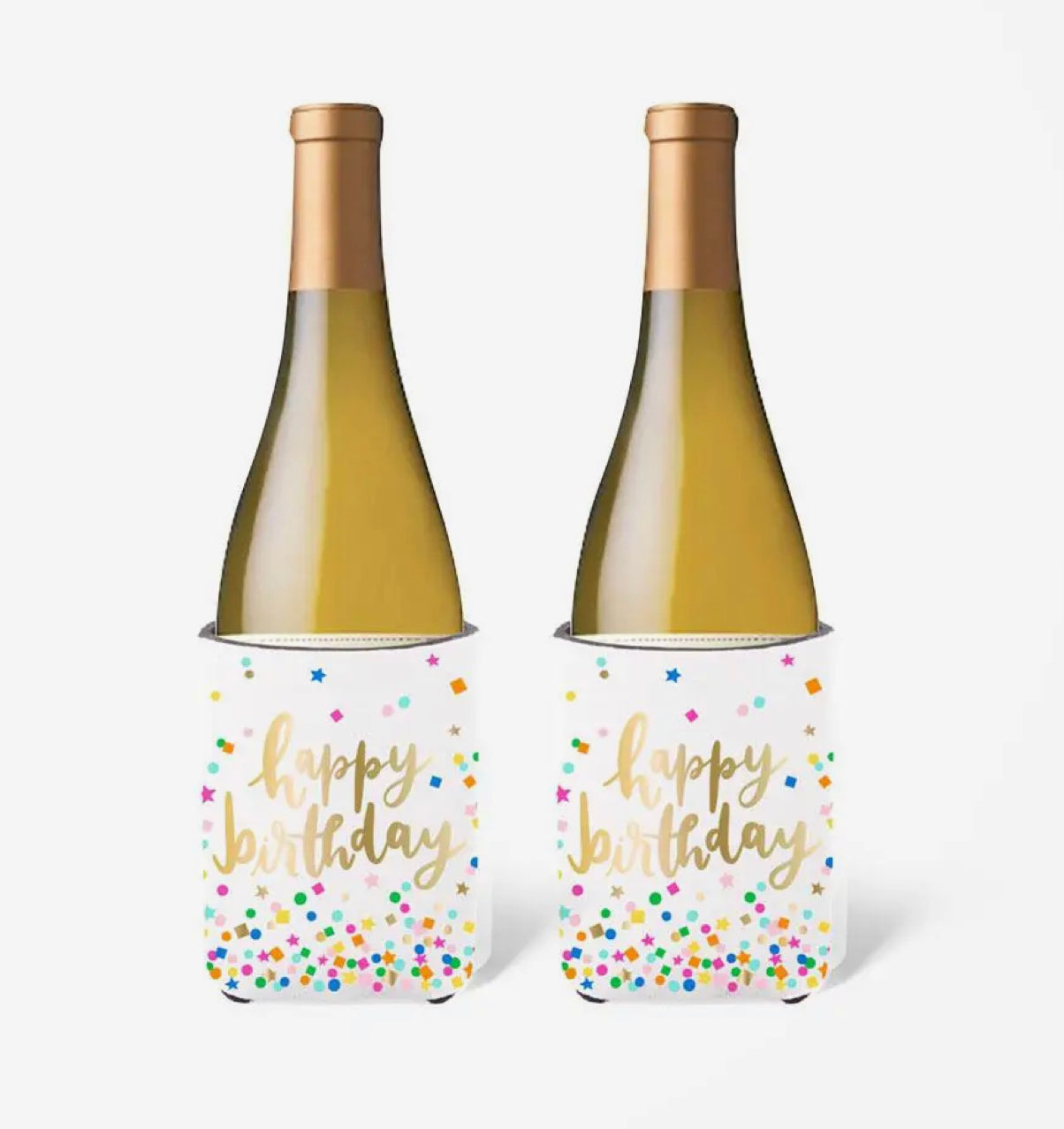 Happy Birthday Wine Bottle Cover