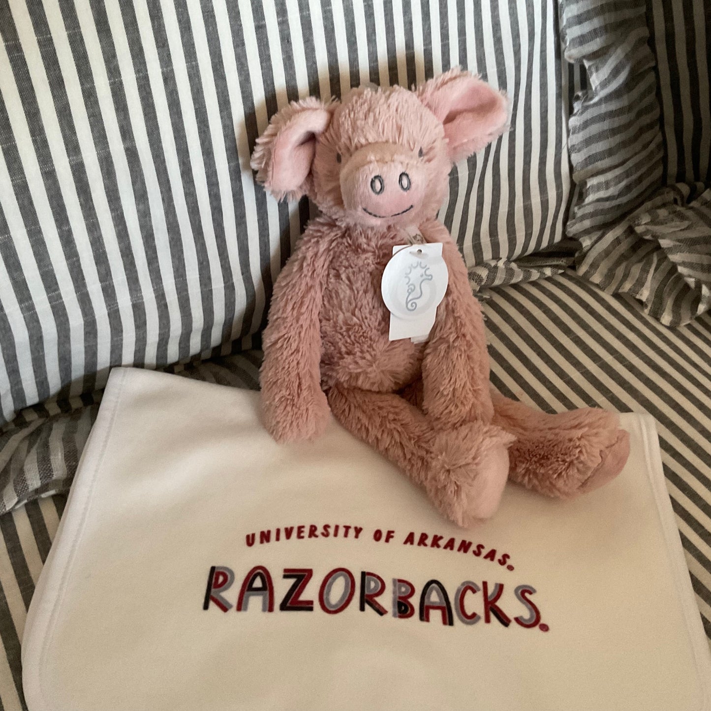 Arkansas Razorbacks Burp Cloth
