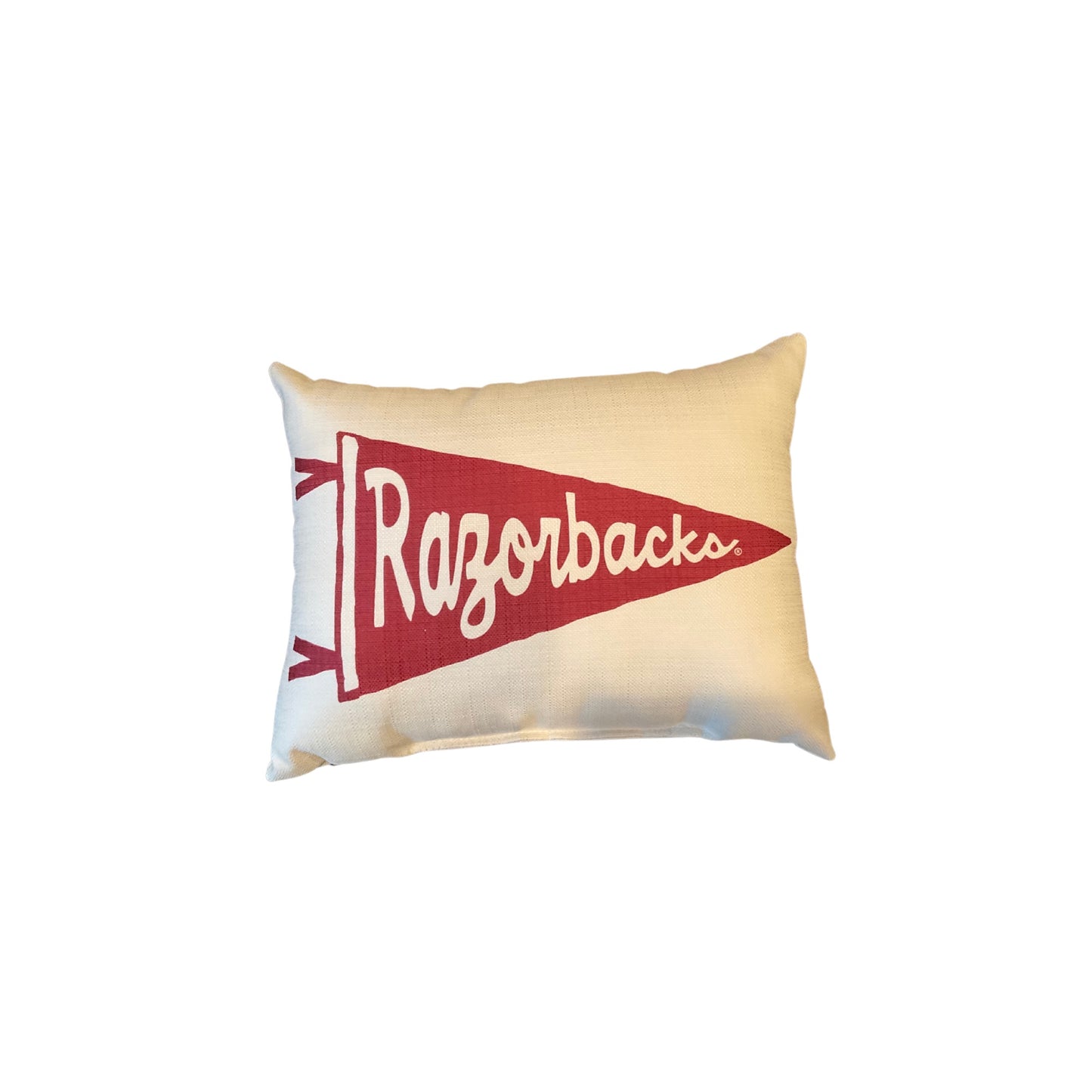 Arkansas Team Pennant Pillow