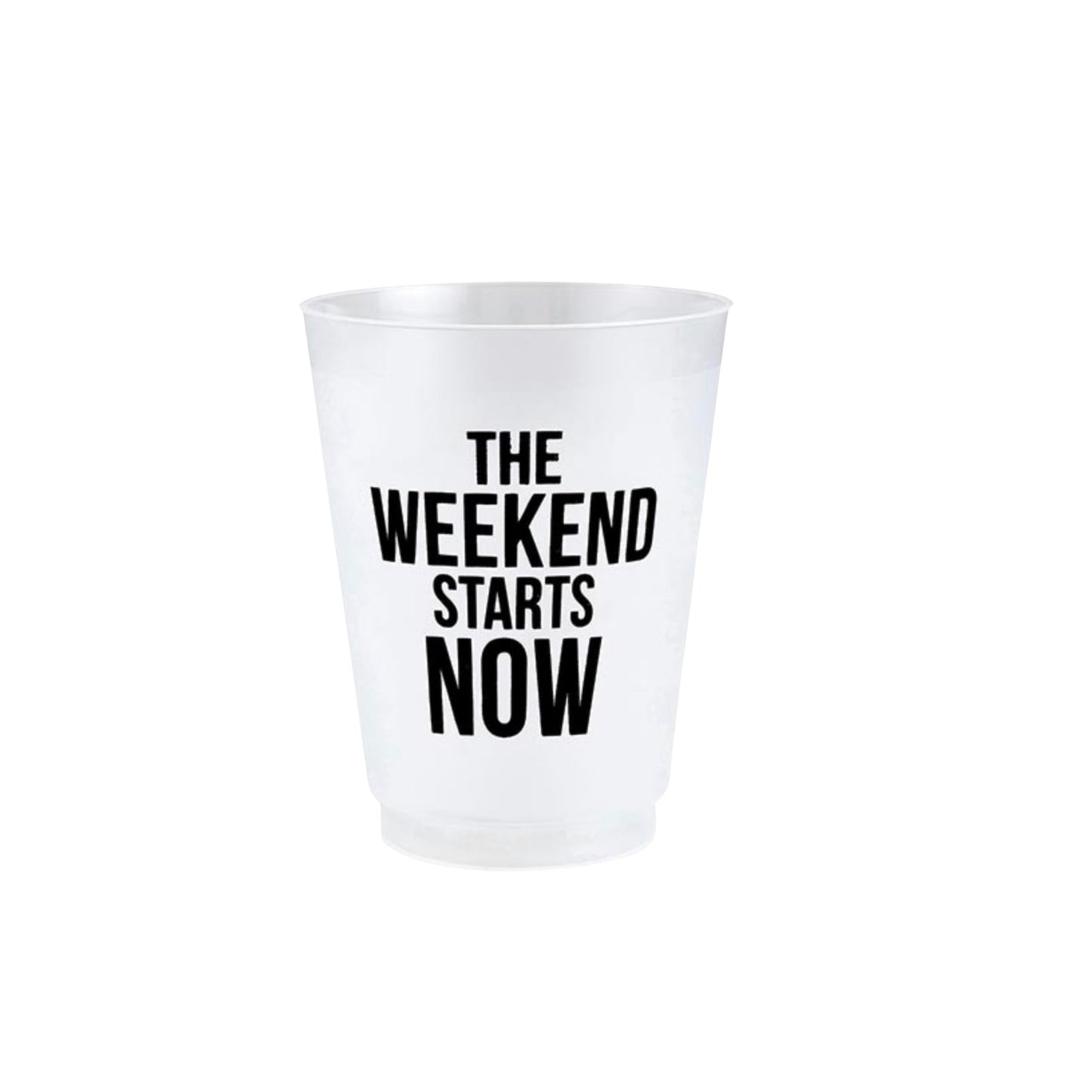 Weekend Starts Now Frost Cups