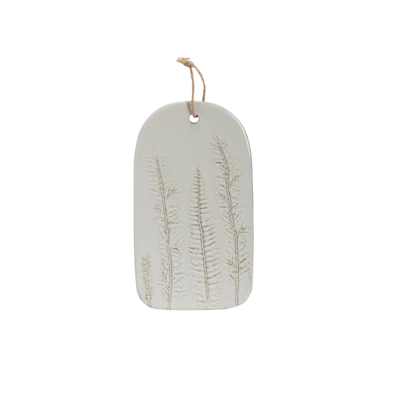 Serving Board with Frond Impressions