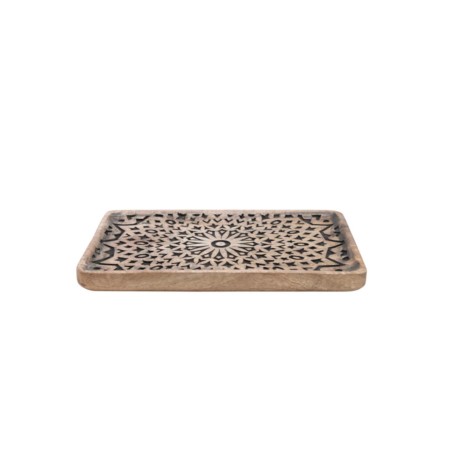 Hand Carved Mango Wood Tray