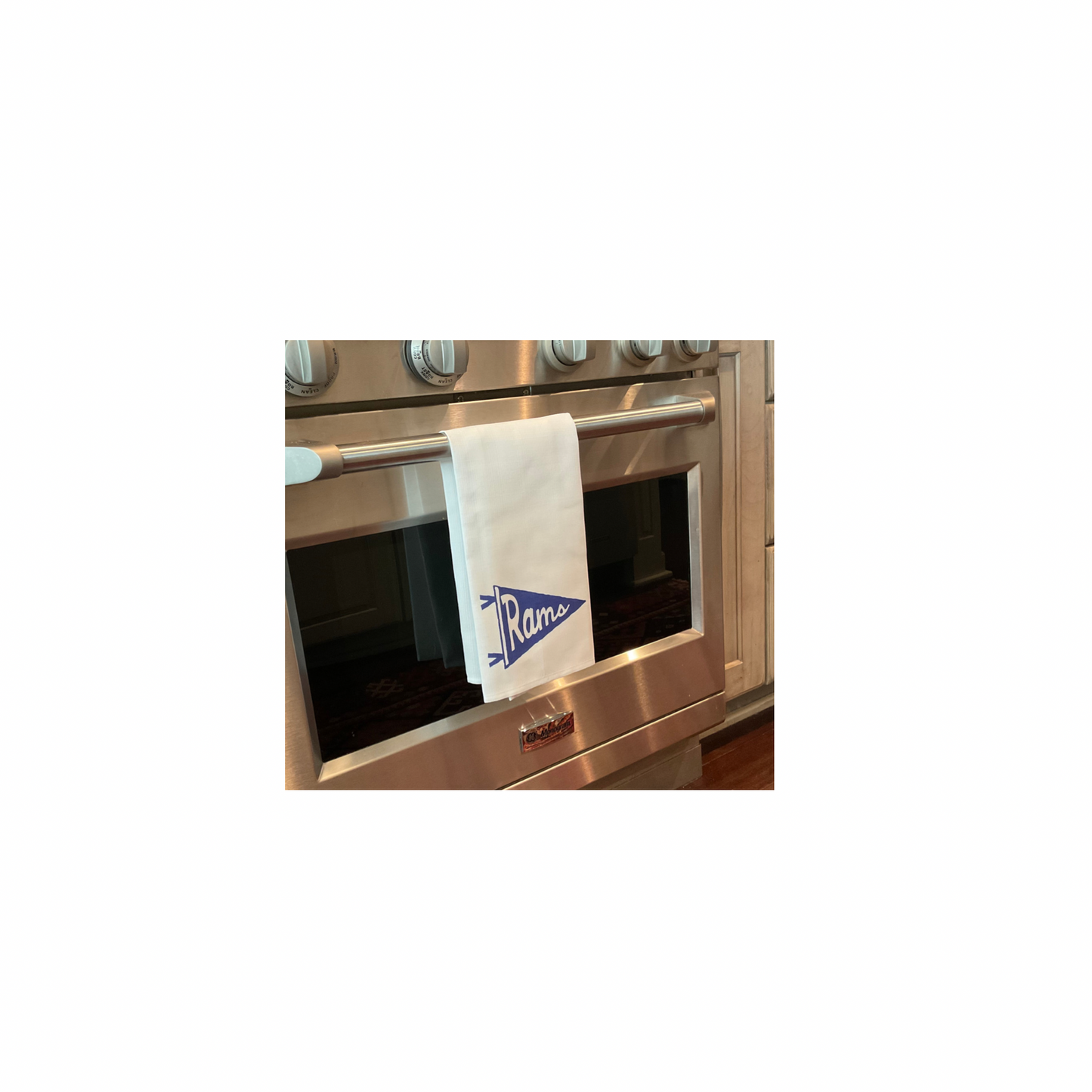 Rams Pennant Tea Towel