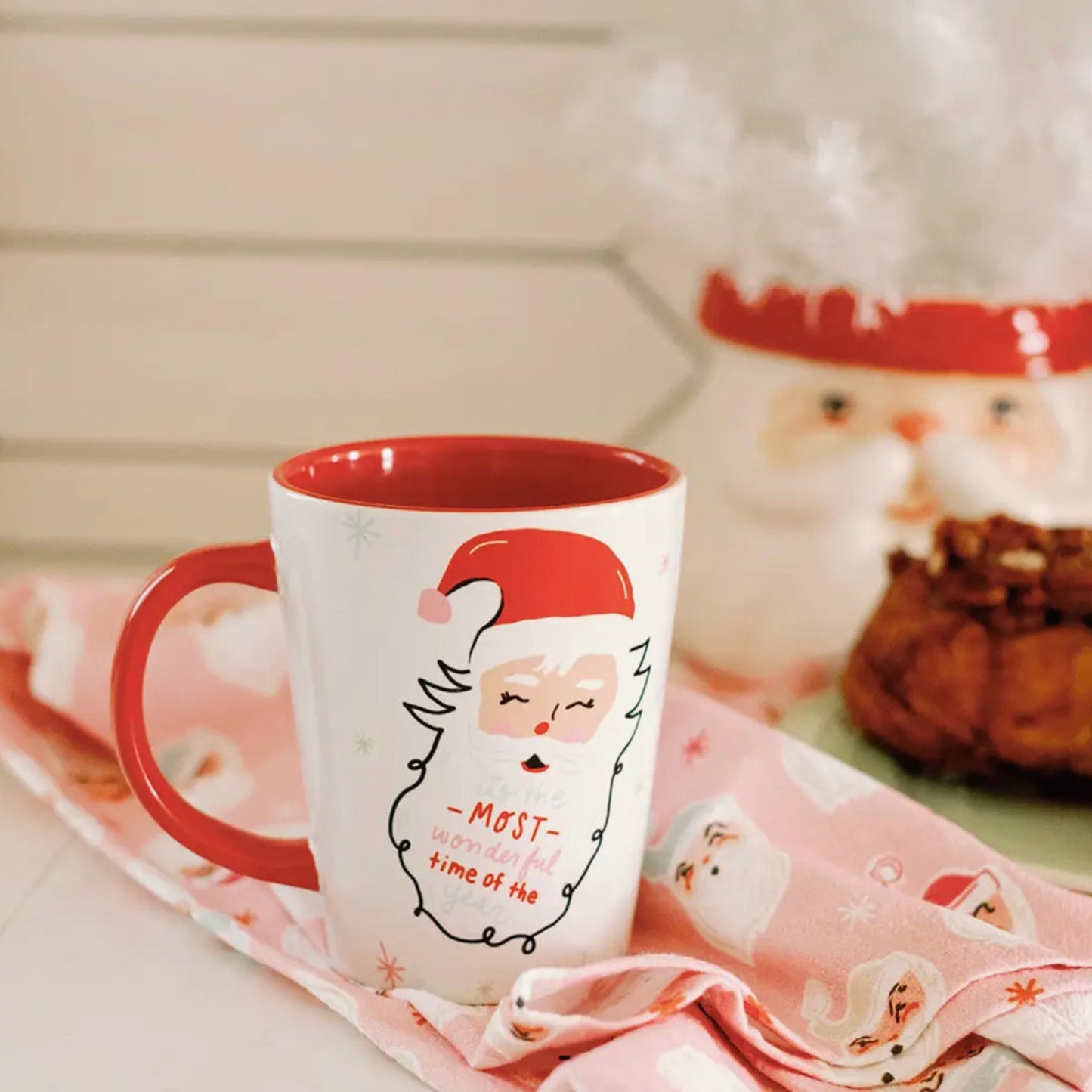 It’s the Most Wonderful Time Santa Mug