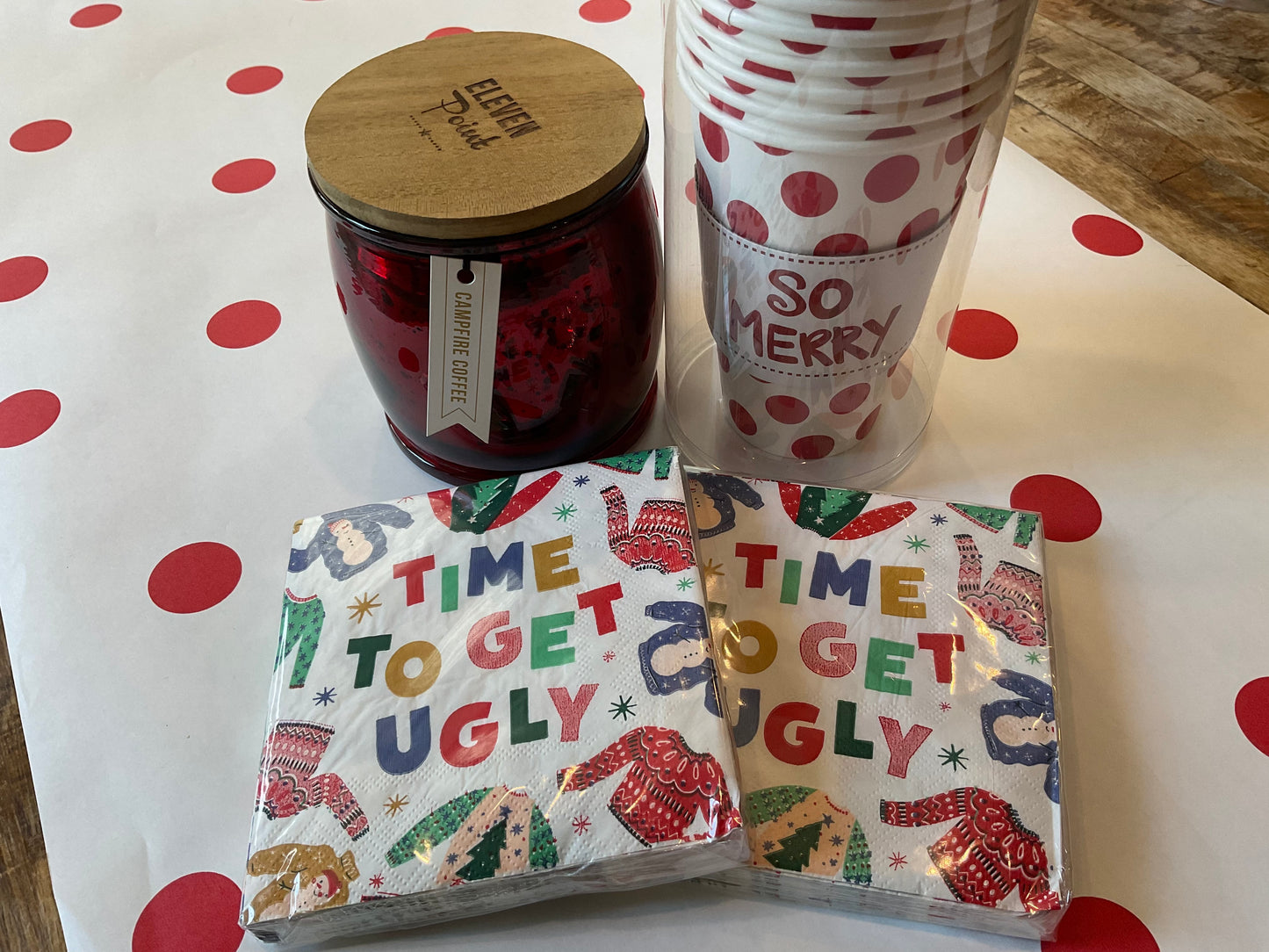Time To Get Ugly Cocktail Napkins
