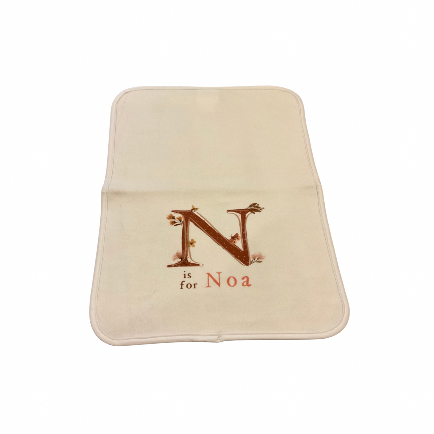 Custom Critter Burp Cloth