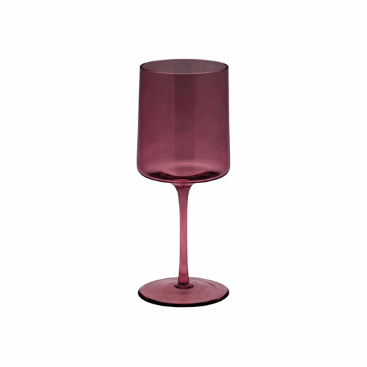 Garnet Mid-Century Wine Glass