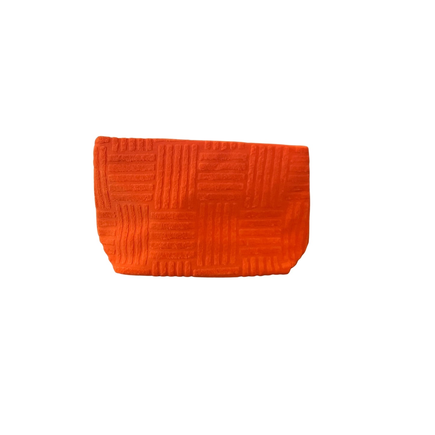 Terry Tile Large Pouch- Orange