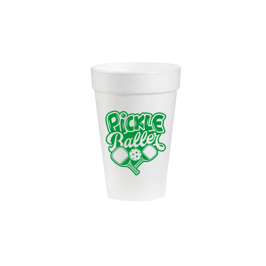 Pickle Baller Styrofoam Cups