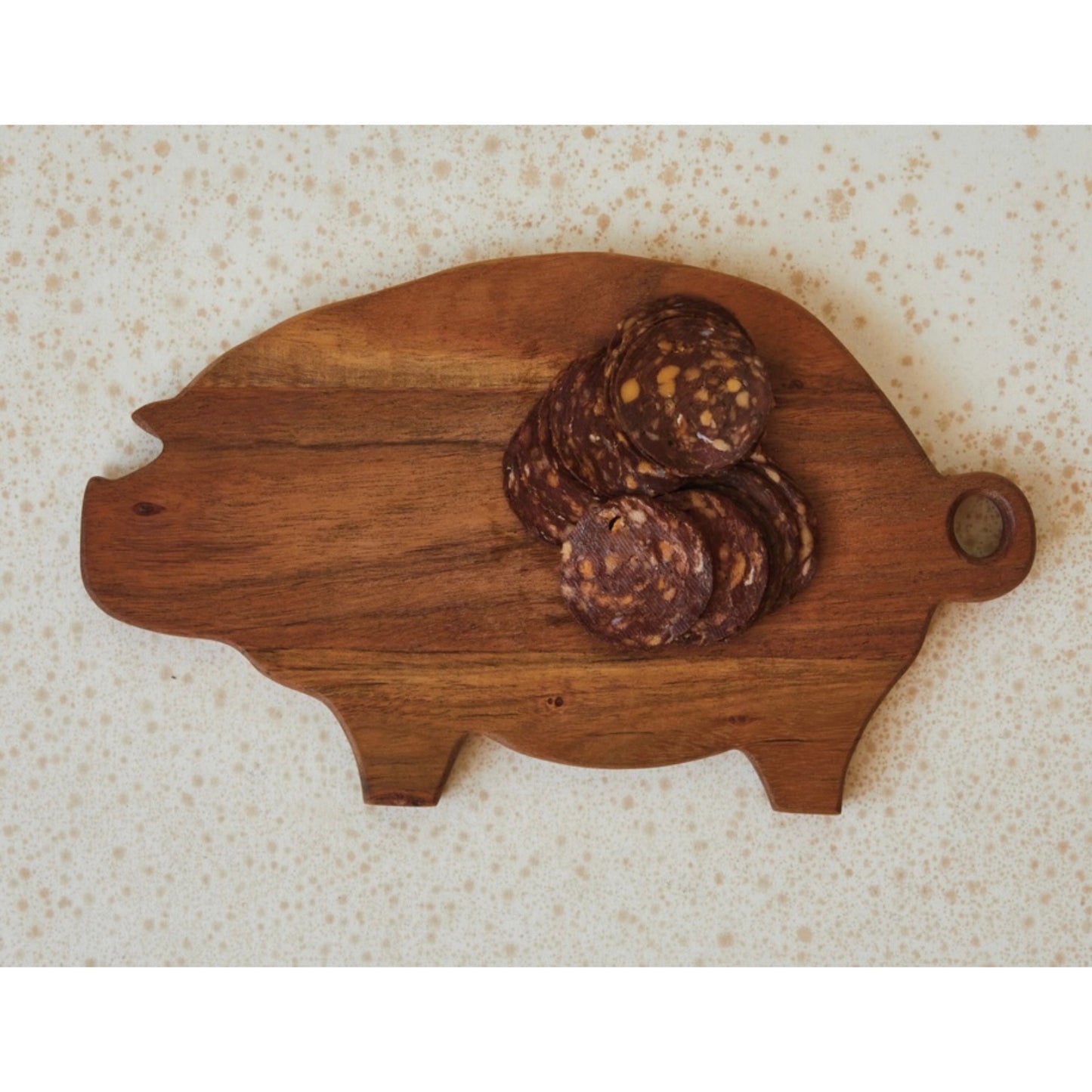 Mango Wood Pig Cutting Board