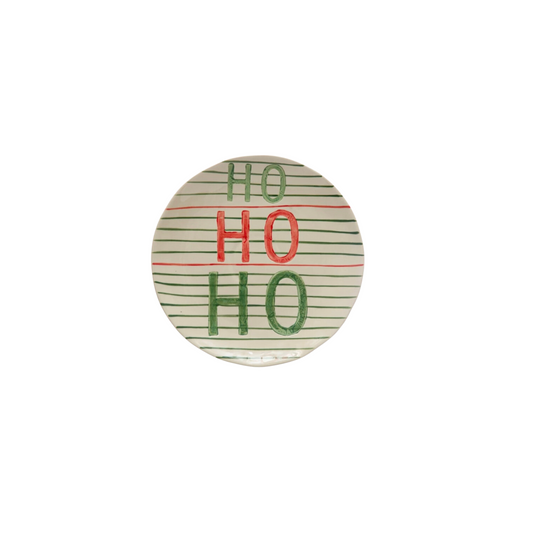 Ho Ho Ho Stoneware Plates